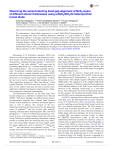 Observing the semiconducting band-gap alignment of MoS layers