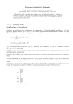 Exercises in Statistical Mechanics