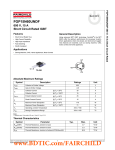 FGP15N60UNDF 600 V, 15 A Short Circuit Rated Absolute Maximum Ratings