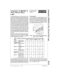 Comparison of MM74HC to 74LS, 74S and 74ALS Logic