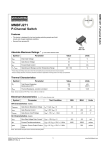 MMBFJ271 P-Channel Switch MMBFJ271  P-Ch annel Switch
