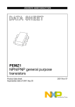 DATA  SHEET PEMZ1 NPN/PNP general purpose transistors