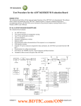 Test Procedure for the ADT7462EBZEVB Evaluation Board OBJECTIVE