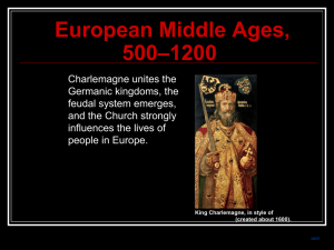 European Middle Ages, 500–1200