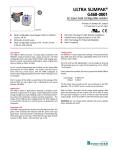 ULTRA SLIMPAK G468-0001 ® AC Input Field Configurable Isolator