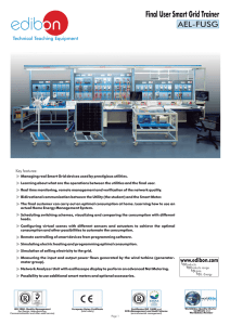 Final User Smart Grid Trainer AEL-FUSG Technical Teaching Equipment