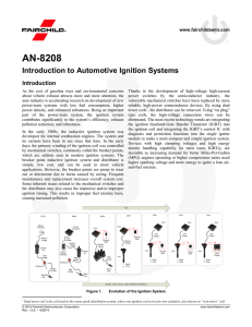 AN-8208 Introduction to Automotive Ignition Systems Introduction