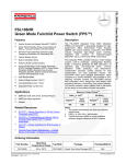 FSL106HR Green Mode Fairchild Power Switch (FPS™) Features