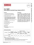 FSL176MRT Green-Mode Fairchild Power Switch (FPS™) Features
