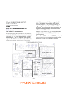 EVAL-AD1955EBZ PACKAGE CONTENTS
