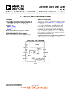 Evaluation Board User Guide UG-161