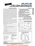 MAX19692 12-Bit, 2.3Gsps, Multi-Nyquist DAC with Selectable Frequency Response General Description