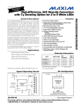 MAX8595X/MAX8596X High-Efficiency, 36V Step-Up Converters with T