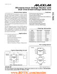 ICL7665 Microprocessor Voltage Monitor with Dual Over/Undervoltage Detection _______________General Description