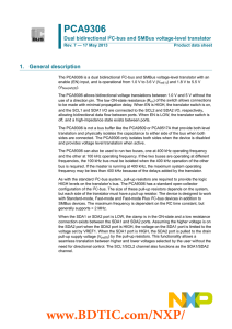 PCA9306 1. General description Dual bidirectional I