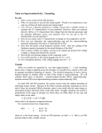 Notes on Superconductivity:  Tunneling