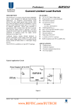 EUP3510 Preliminary  Current Limited Load Switch