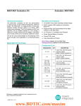 MAX14921 Evaluation Kit Evaluates: MAX14921 General Description Benefits and Features