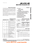 Evaluates:  MAX1606 MAX1606 Evaluation Kit General Description Features