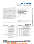 Evaluates:  MAX4374/MAX4375 MAX4374 Evaluation Kit General Description Features