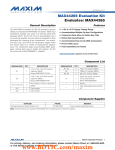 MAX44265 Evaluation Kit Evaluates: MAX44265 General Description Features