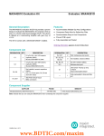MAX44281O Evaluation Kit Evaluates: MAX44281O General Description Features