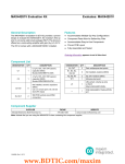MAX44281V Evaluation Kit Evaluates: MAX44281V General Description Features