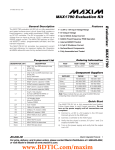 Evaluates:  MAX1790 MAX1790 Evaluation Kit General Description Features