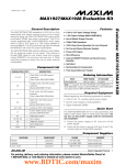 Evaluates: MAX1927/MAX1928 MAX1927/MAX1928 Evaluation Kit General Description Features