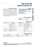 MAX9613 Evaluation Kit Evaluates: General Description Features
