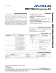 MAX97200A Evaluation Kit Evaluates: General Description Features