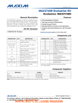 MAX3748H Evaluation Kit Evaluates: MAX3748H General Description Features