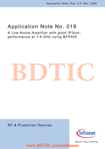 BDTIC  Application Note No. 019