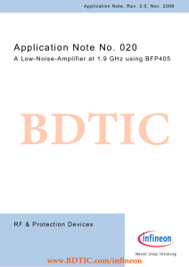 BDTIC  www.BDTIC.com/infineon Application Note No. 020
