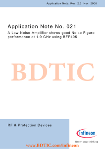 BDTIC  Application Note No. 021