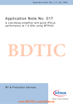 BDTIC  Application Note No. 017