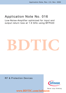 BDTIC  Application Note No. 016