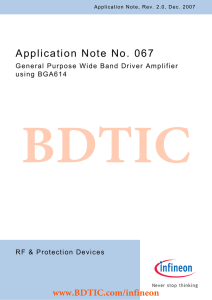 BDTIC  www.BDTIC.com/infineon Application Note No. 067