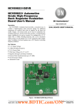 NCV890231GEVB NCV890231 Automotive Grade High-Frequency Buck Regulator Evaluation