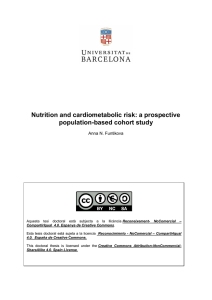 Nutrition and cardiometabolic risk: a prospective population-based cohort study