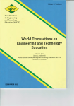 World Transactions on Engineering and Technology Education Volume 11  Number 1