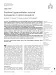 Positional hyperventilation-induced hypoxaemia in pectus excavatum CASE STUDY