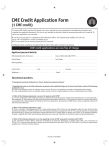 CME Credit Application Form (1 CME credit)