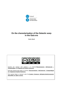 On the characterisation of the Galactic warp in the Gaia era