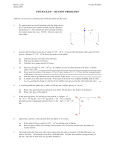 FIFTH EXAM -- REVIEW PROBLEMS