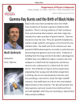 Gamma Ray Bursts and the Birth of Black Holes