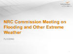 NRC Commission Meeting on Flooding and Other Extreme Weather FLOODING