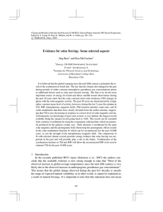 Climate and Weather of the Sun-Earth System (CAWSES): Selected Papers... Edited by T. Tsuda, R. Fujii, K. Shibata, and M....