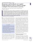 Responses and feedbacks of coupled biogeochemical cycles to climate change: