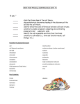 Unit: Cell Theory and Structure (Ch. 7 “I can…” state discuss